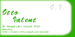 otto valent business card